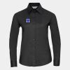 Russell Collection Ladies Long Sleeve Easy Care Oxford Shirt Thumbnail