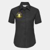 Russell Collection Ladies Short Sleeve Easy Care Oxford Shirt Thumbnail