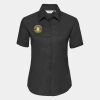Russell Collection Ladies Short Sleeve Easy Care Oxford Shirt Thumbnail