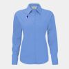 Russell Collection Ladies Long Sleeve Easy Care Poplin Shirt Thumbnail