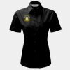 Russell Collection Ladies Short Sleeve Easy Care Poplin Shirt Thumbnail
