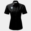 Russell Collection Ladies Short Sleeve Easy Care Poplin Shirt Thumbnail